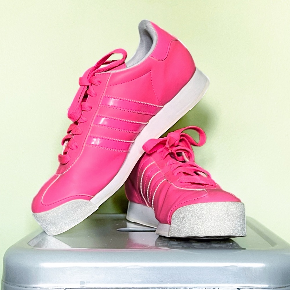 ADIDAS Bright Pink Samoa Sneakers